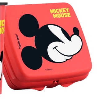 Sanduicheira Porta Sanduíche Quadrado Minnie e Mickey Tupperware
