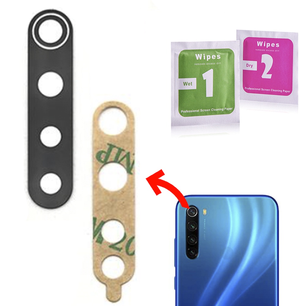 Lente Vidro Camera Traseira Xiaomi Redmi Note 8 / Note 8T