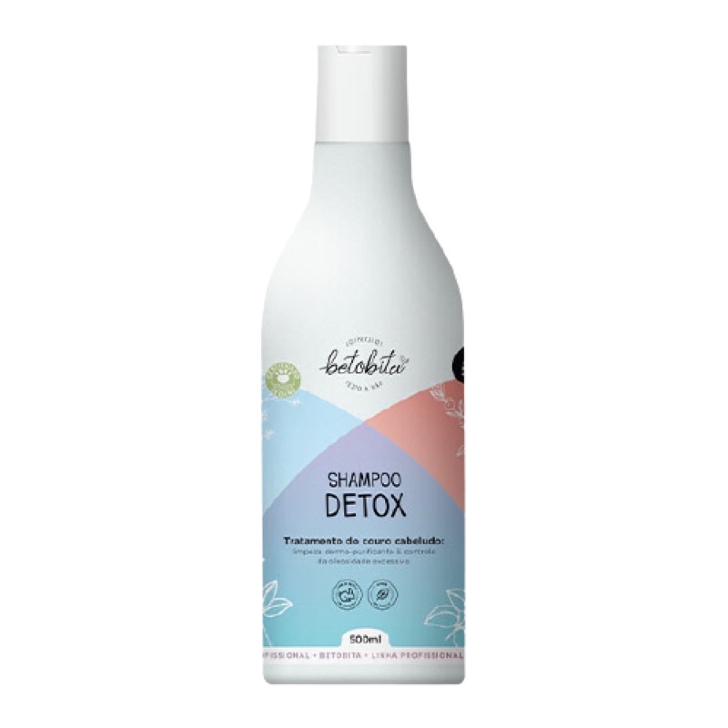 Shampoo Detox BetoBita Limpeza do Couro Cabeludo 500ml | Shopee Brasil