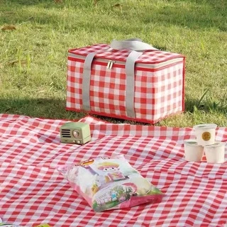 Bolsa Térmica Portátil Cesta Piquenique Praia Camping Retrátil 13Litros-RAJORK
