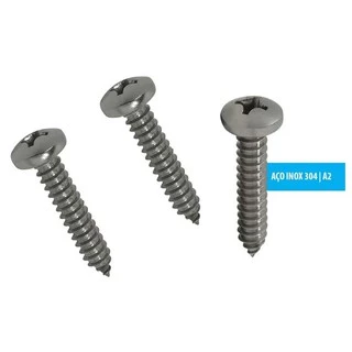 200 PARAFUSO AUTO ATARRACHANTE INOX CABECA PANELA PHILIPS JOMARCA 2,9 x 9,5 % 31921 (C 190926)