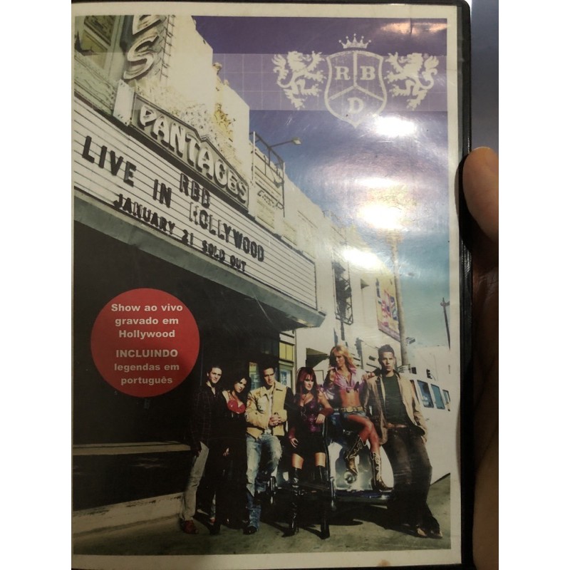 DVD RBD Live in Hollywood Shopee Brasil