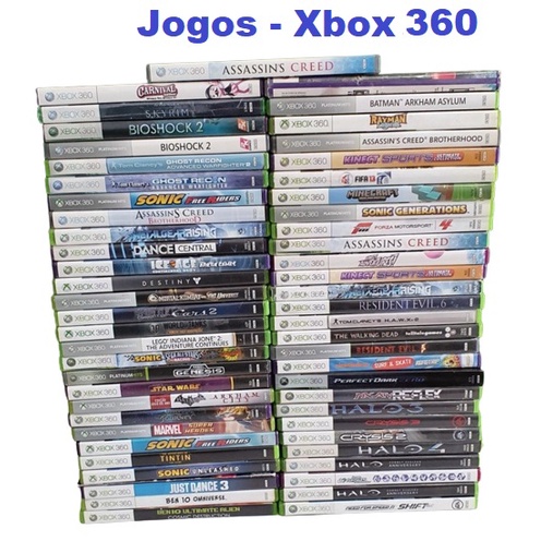 Jogos XBOX 360 MIDIA ORIGINAL SEMI NOVOS - Escorrega o Preço