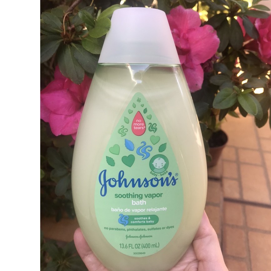 Banho De Vapor Johnson's Baby Soothing Vapor Bath 400ml Shopee Brasil