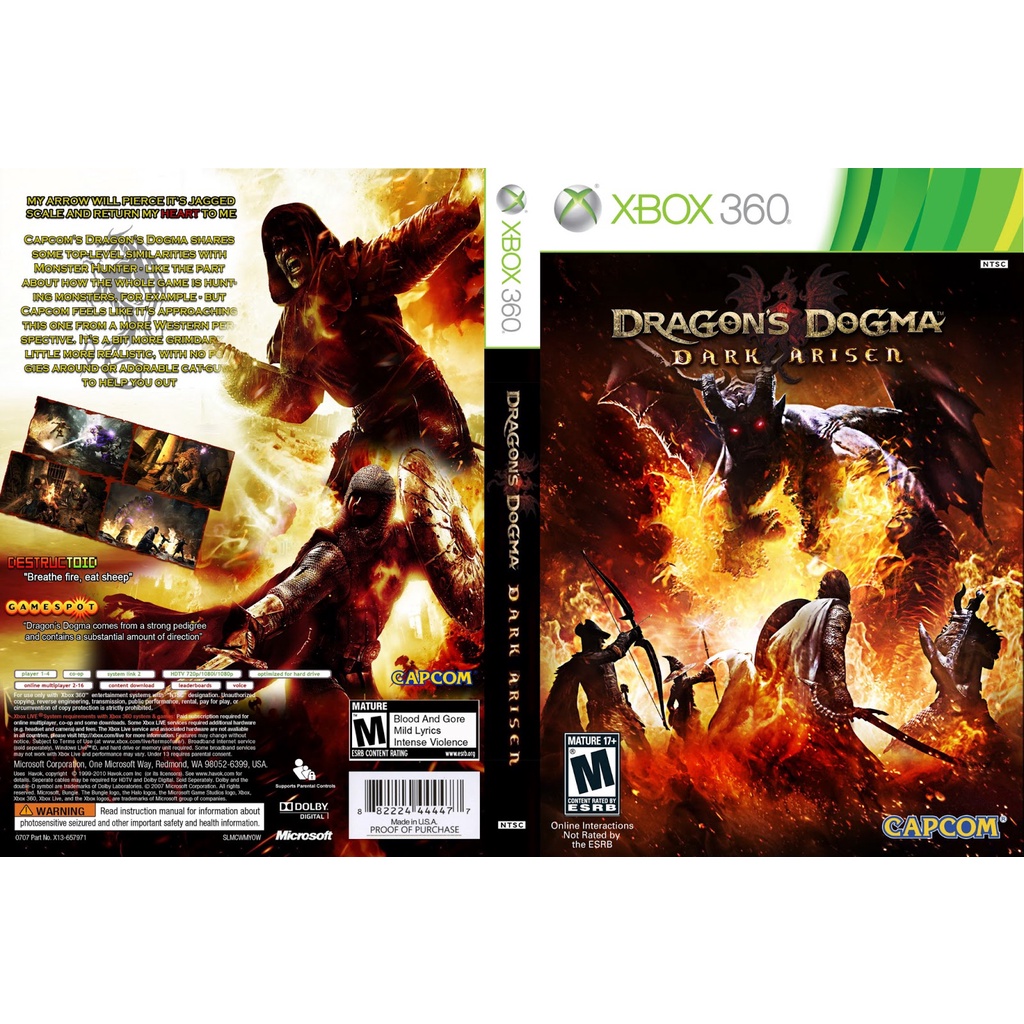 Dragon's dogma shop xbox 360