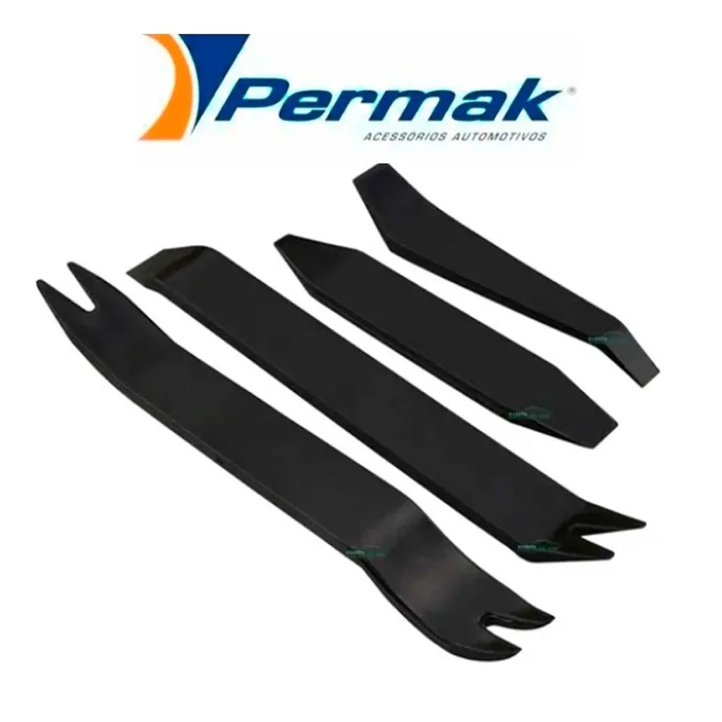Espatulas De Nylon Desmontar Painel E Portas Kit Com 4 Peças