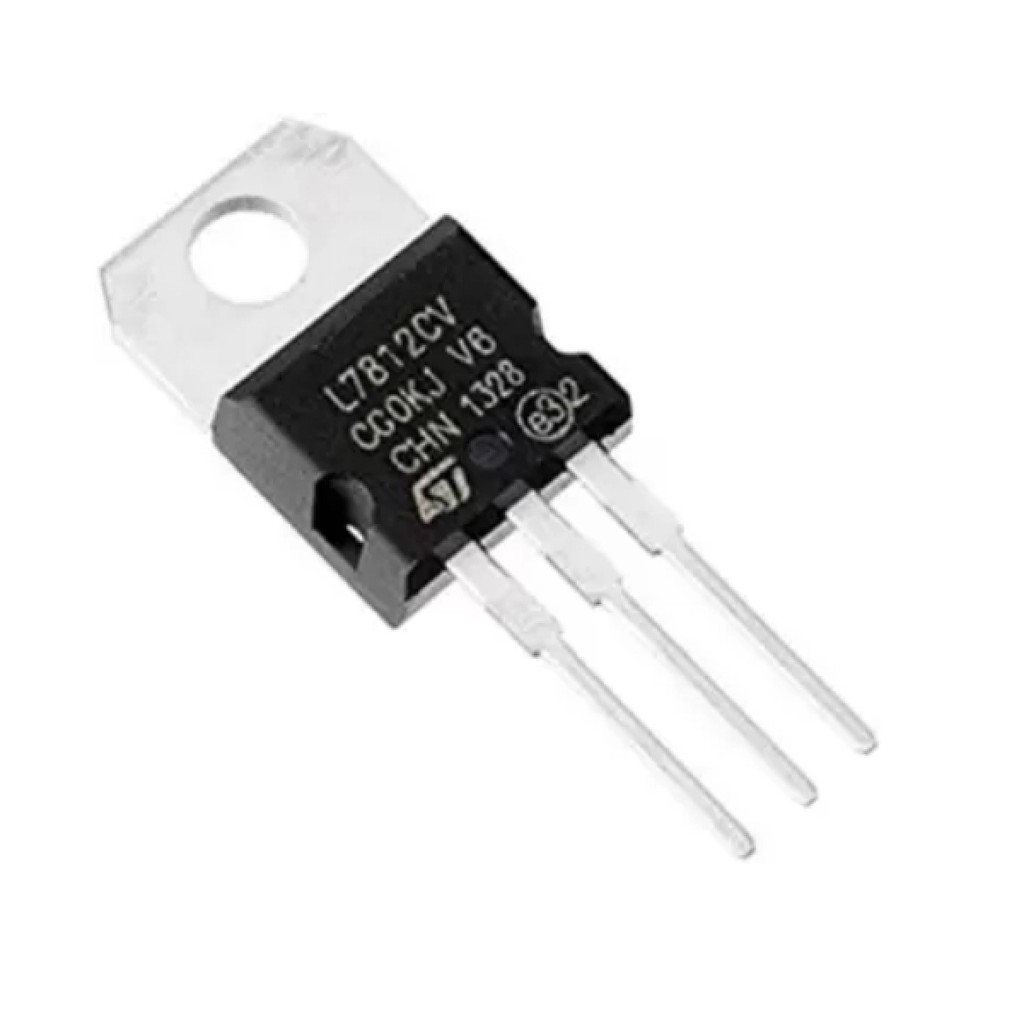 7812 Lm7812 Regulador De Tensão +12v To-220 para PCB Prototipo Circuito ...