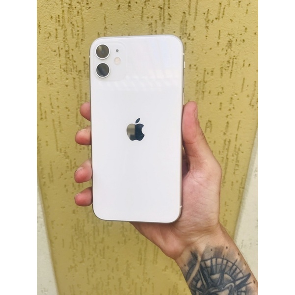 Celular iPhone 11 64 GB / 128 Gb branco e lilas novo sem riscos envio imediato