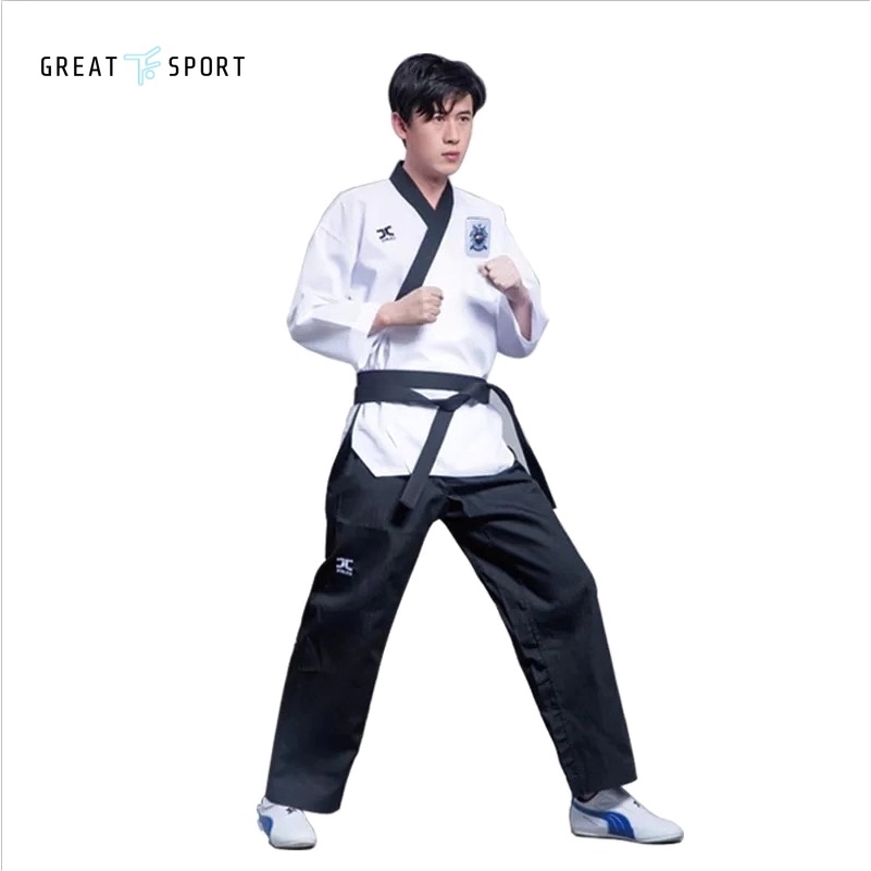 Uniformes de taekwondo mestre masculino adulto feminino Dobok Tae Kwon Do  traje de treino MG