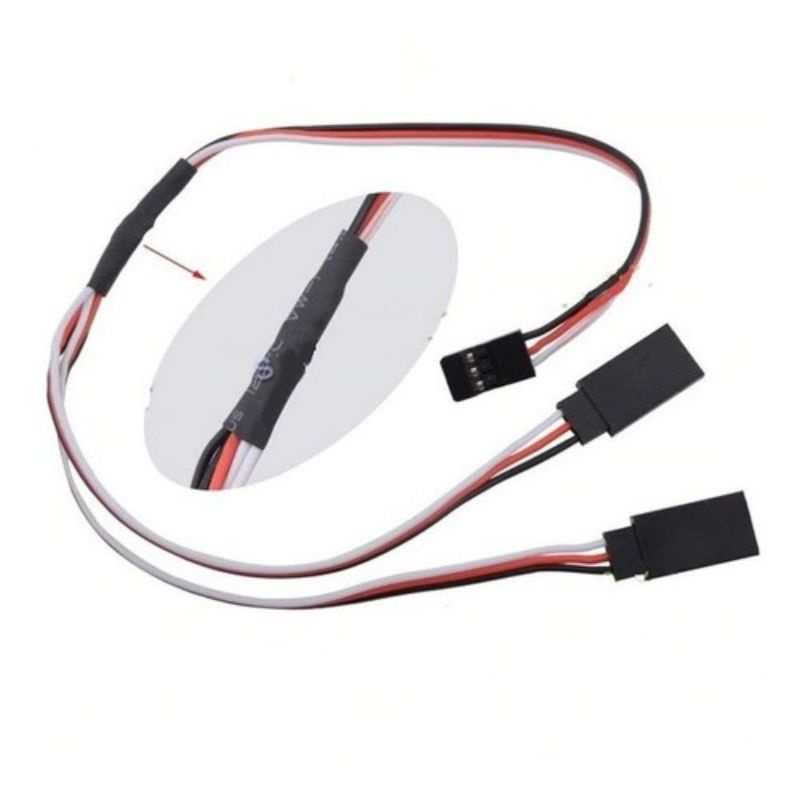 Extensão Y Para Servos 50cm Conectores Padrão Futaba/jr Aeromodelos e ...