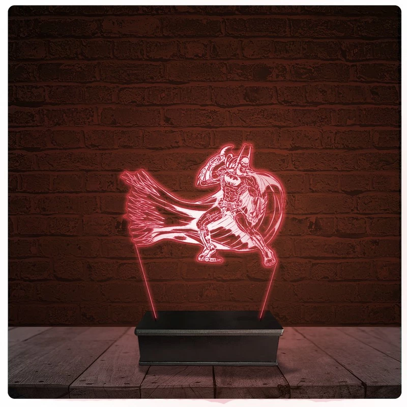 Abajur Luminária Acrílico Led - Batman DC 10