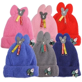Gorro Touca Infantil Criança Menino Menina Tricotado Quente Fashion MZ0187CH em Oferta na Shopee
