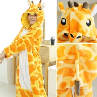 Pijama Kigurumi Girafa Adulto Excelente Qualidade P/M/G/GG Envio Imediato