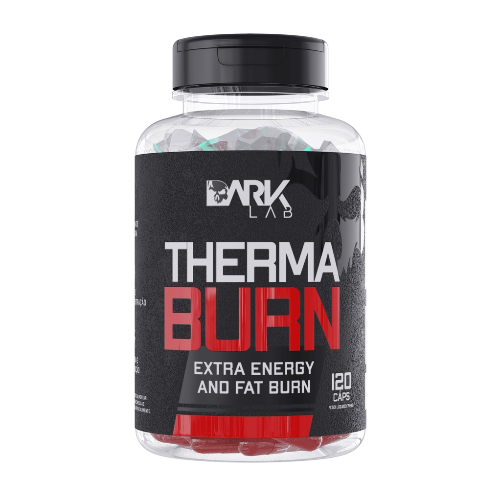 Termogenico 120 Capsulas Therma Burn 120 Caps Dark Lab com Cafeina