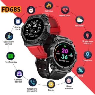 FD68S Inteligente Relógios Das Mulheres Dos Homens Do Bluetooth Smartwatch Toque Pulseira De Fitness Conectada Para IOS Android