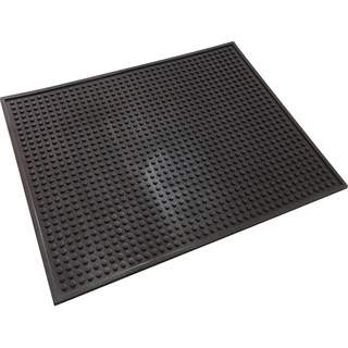 Tapete 45x35Cm Escorredor Louças Pratos e copos Emborrachado Barmat Para Mesa Bar Balcao Suor Chopp Whisky Cerveja Protege Moveis