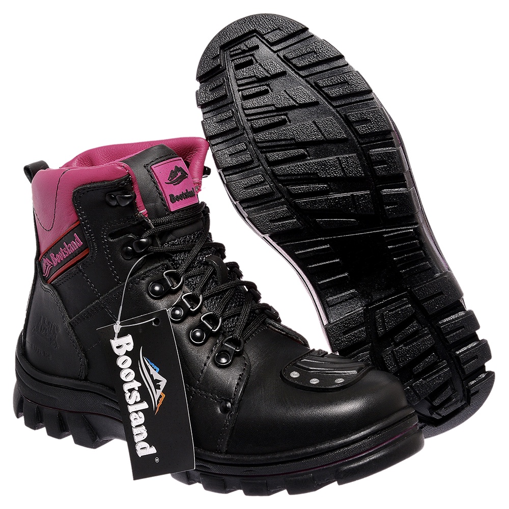 Bota Para Moto Feminina - Segurança E Estilo U2502 Calçados