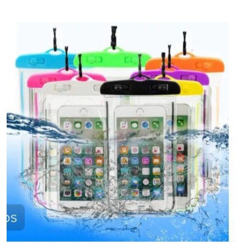 Capinhas Capa De Celular À Prova D'água Proteção Impermeável Mergulhos Aquáticas Chuva pronta entrega