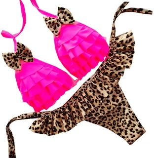 Bikini Biquíni Cortininha Babado Lacrou Moda 2967