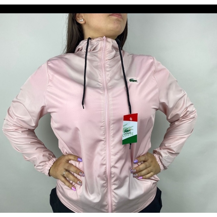 Corta vento hot sale rosa lacoste