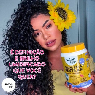 Creme para Pentear Salon Line Definição Máxima 1kg Cabelo Cacheado e outros