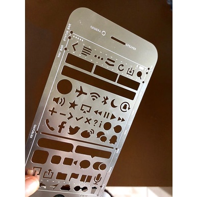 Régua stencil | UX UI Design | Protótipos | ENTREGA RÁPIDA NACIONAL