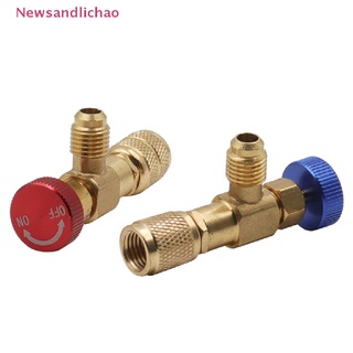 Newsandlichao Válvula De Segurança Líquida R410A R22 Refrigerante De Ar Condicionado 1/4 " Adaptador Reparo E Fluoreto Nice410a