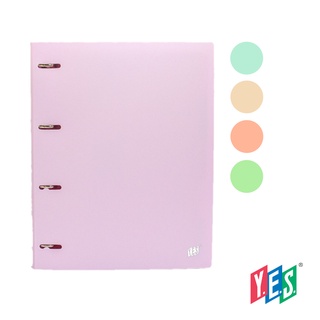 Fichário YES A4 Tons Pastel c/ 96 Folhas + 5 Divisórias
