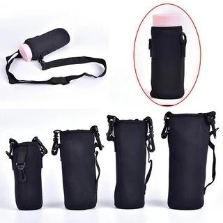500ml-1500ml De Água Porta-Garrafas Com Isolamento Térmico Alça/Saco Preto