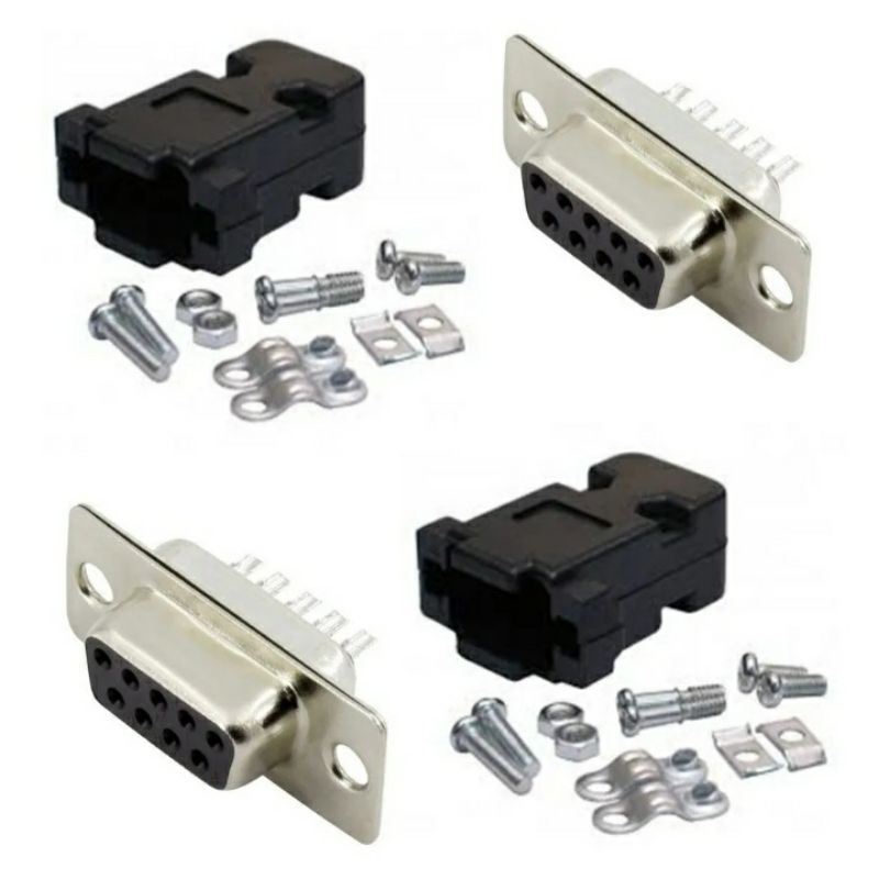 Kit Conector Db09 Fêmea + Capa - 10pçs | Shopee Brasil