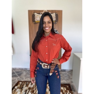 Camisa Feminina Penssy Country