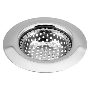 Ralo para Pia Inox de aço inoxidável com Peneira de 9cm.