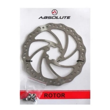 Disco Rotor Absolute 180mm Inox para Freio Mecânico ou Hidráulico 6 ...