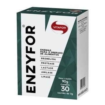 Enzyfor (mix De Enzimas Digestivas) - 30 Sachês - Vitafor