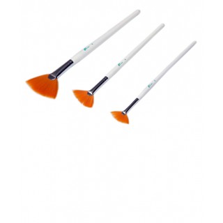 Kit Pincel De Seda Estética Para Ácido Nº 2, 4 ,6 Estek