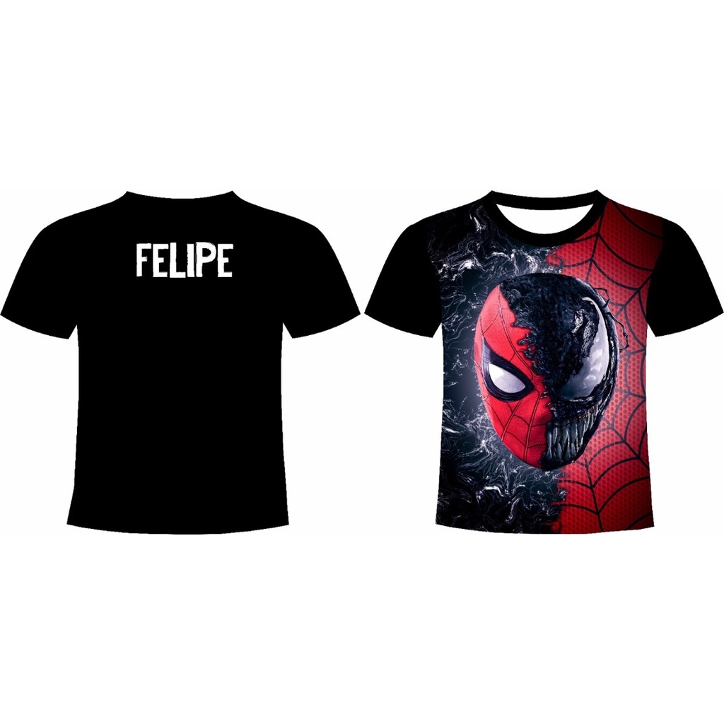 Camiseta Camisa Miles Morales Homem Aranha Preto Menino &8_x000D_ - JK  MARCAS - Camiseta Infantil - Magazine Luiza