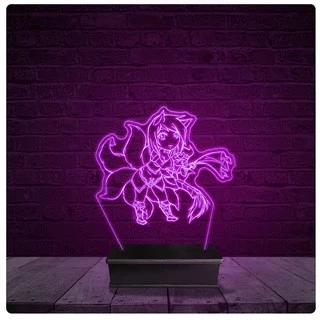 Luminária e Abajur Acrílico Led Princesa Desenho Infantil 23
