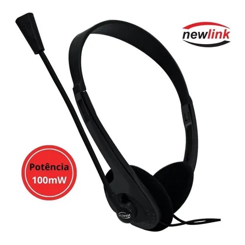 Headset High Tone Headphone Com Microfone Hs302 P2 – Newlink