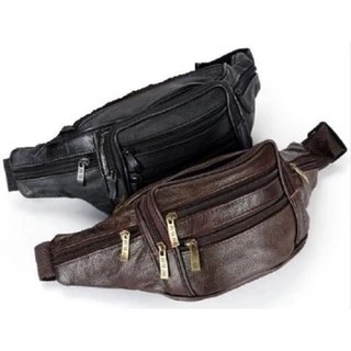 Pochete De Couro Bovino Legitimo Feita A Mão Reforçada em Oferta na Shopee