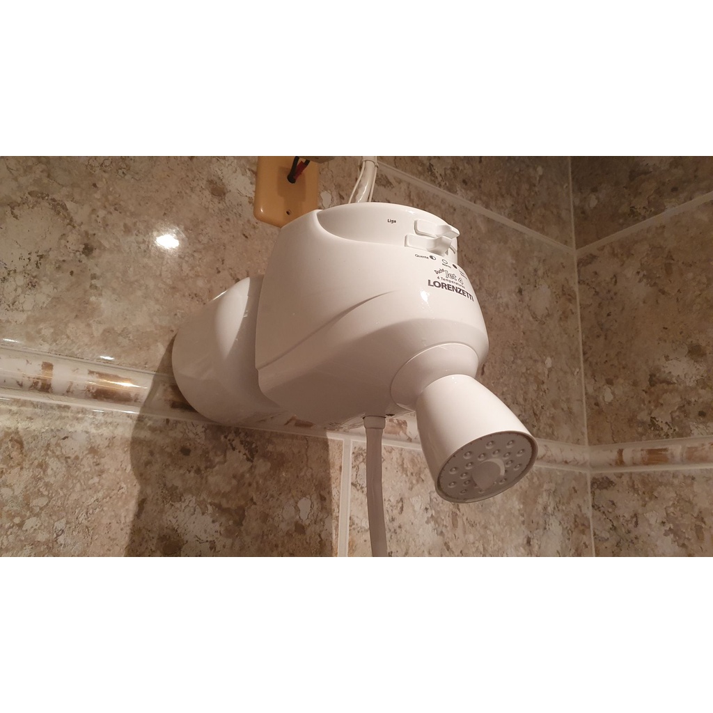 Chuveiro e Pressurizador Lorenzetti 110v (instalei Gás) | Shopee Brasil