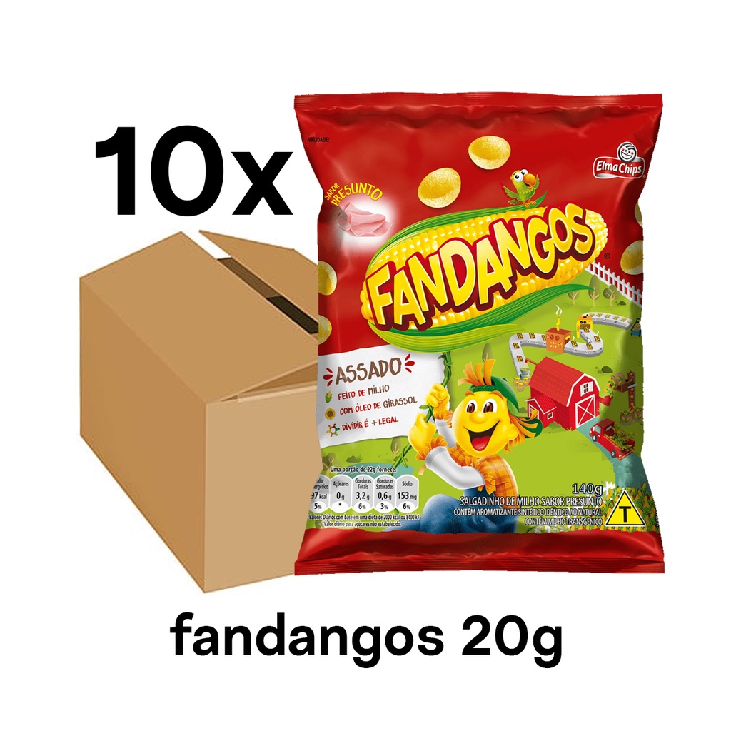 Kit com 20 salgadinhos Cheetos 20g sabor requeijão