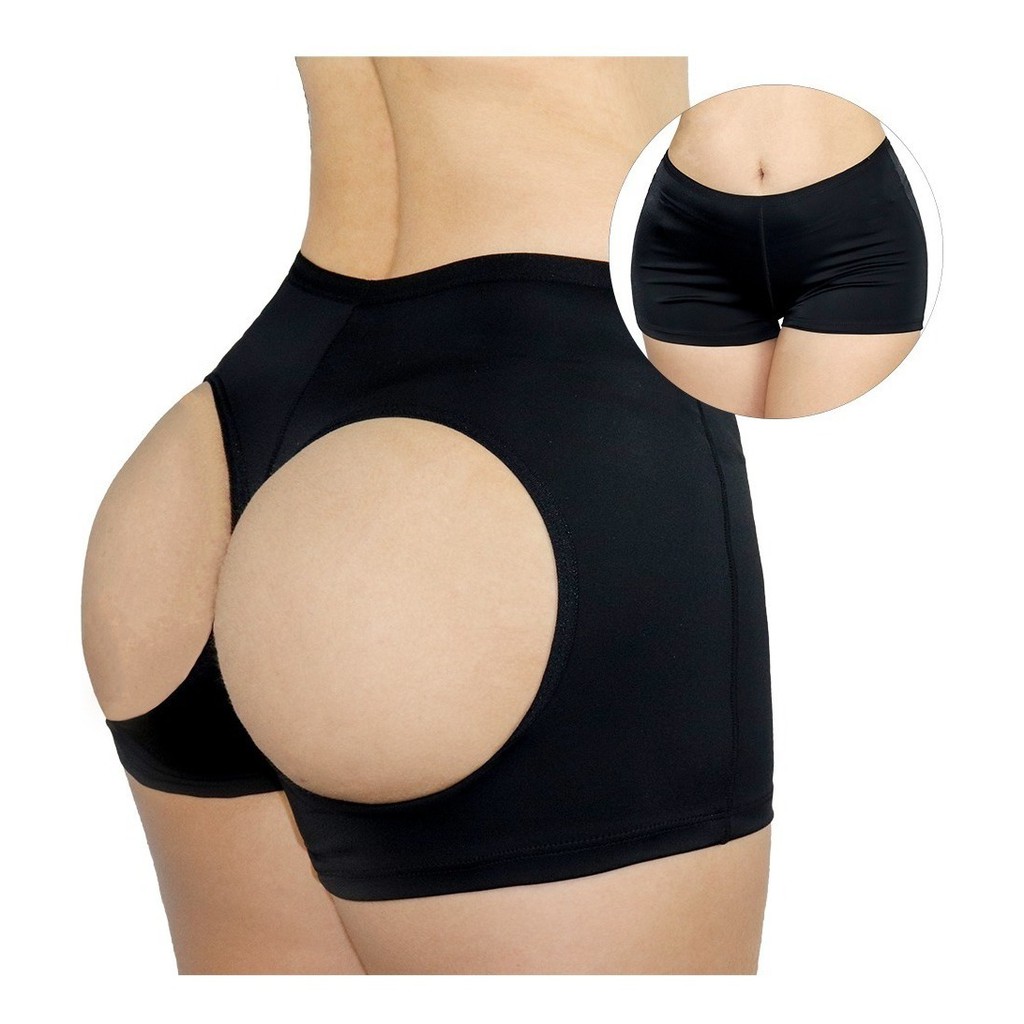 Short Calcinha Levanta Bumbum Empina Modela 2 Buracos Butt