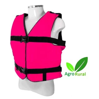 Colete Salva Vidas Auxiliar De Flutuação Infanto Juvenil. Na Cor Rosa. Para Até 50kg De Peso.