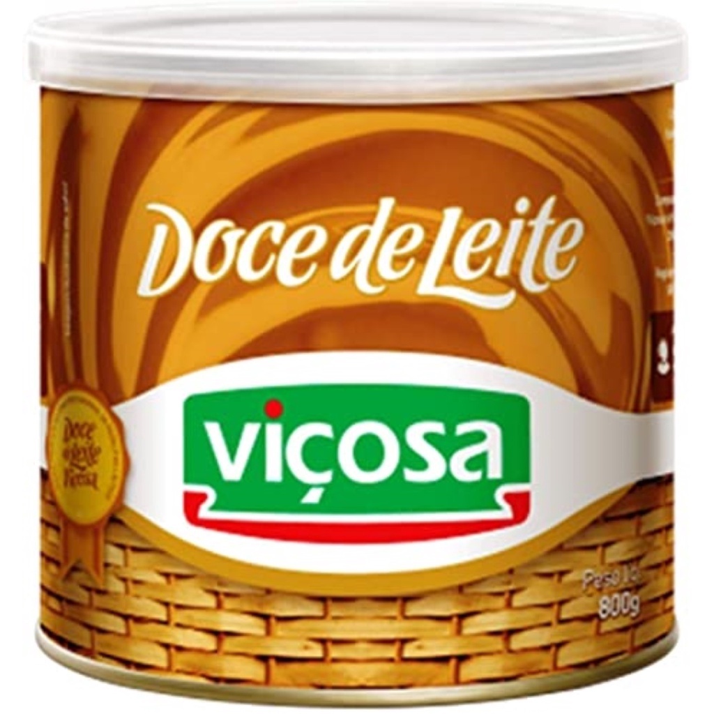 Doce de leite puro 800 gramas Viçosa