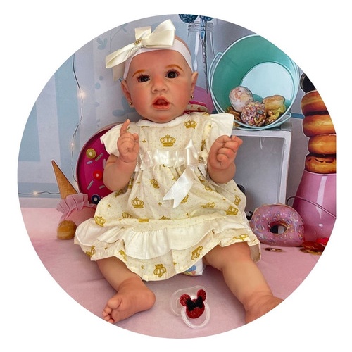 Boneca Bebe Reborn Original Recem Nascido Enxoval Linda