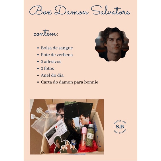 Box Damon Salvatore | Shopee Brasil