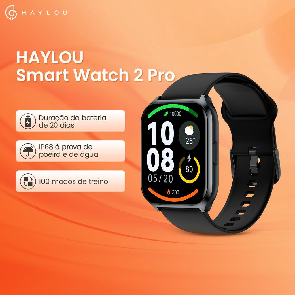 Haylou revela um novo smartwatch com certificação IP68, um sensor