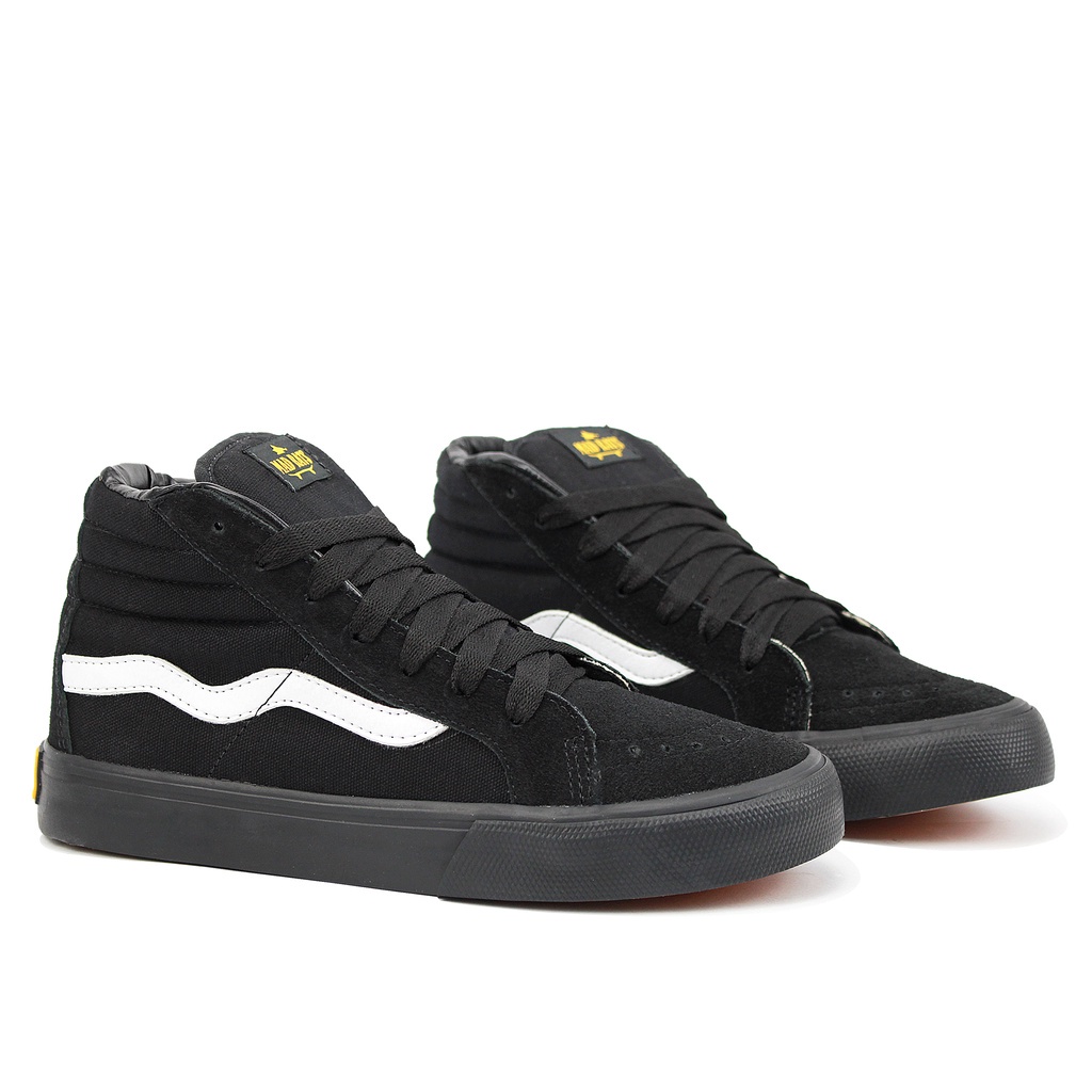 Hi Top Lona Camurça Black/ Branco