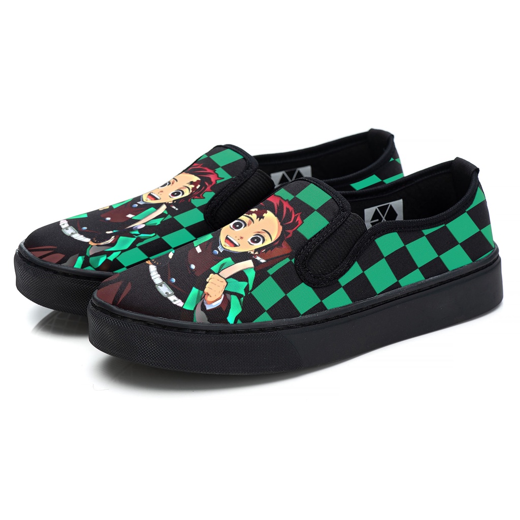 TENIS Slip On Anime Demons Slayer Personagem Tanjiro Oferta | Shopee Brasil