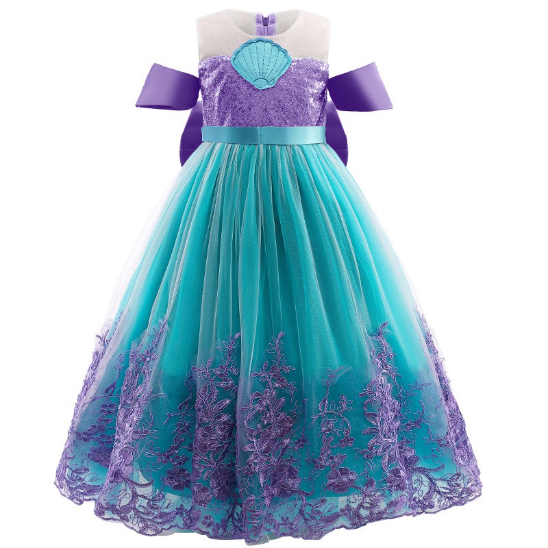 Fantasia Sereia Pink Infantil Vestido com Alças - Extra Festas